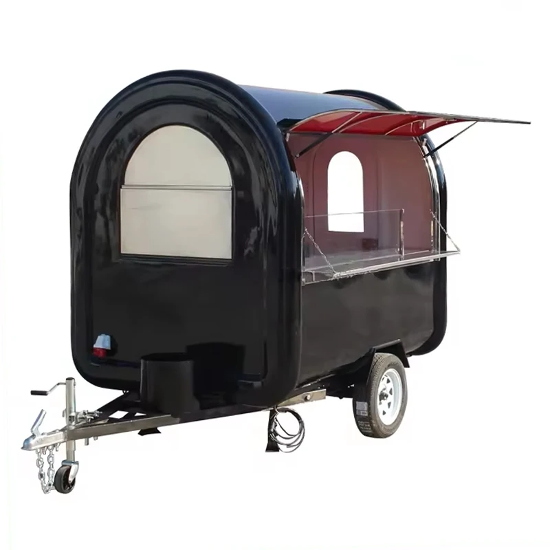 Eu Standard High Quality Mobile Food Cart Street Food Cart Outdoor Vending Food Carts