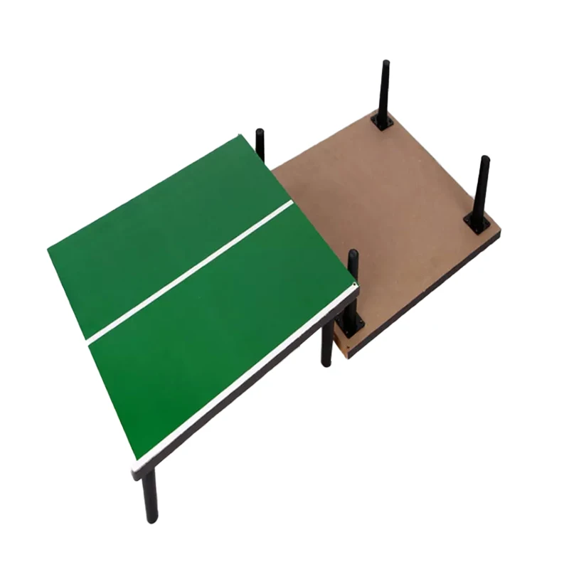 Portable Tennis Table Folding PingPong Table Game Set with Net Table Tennis Paddles and Ping Pong Balls for Indoor/Outdoor