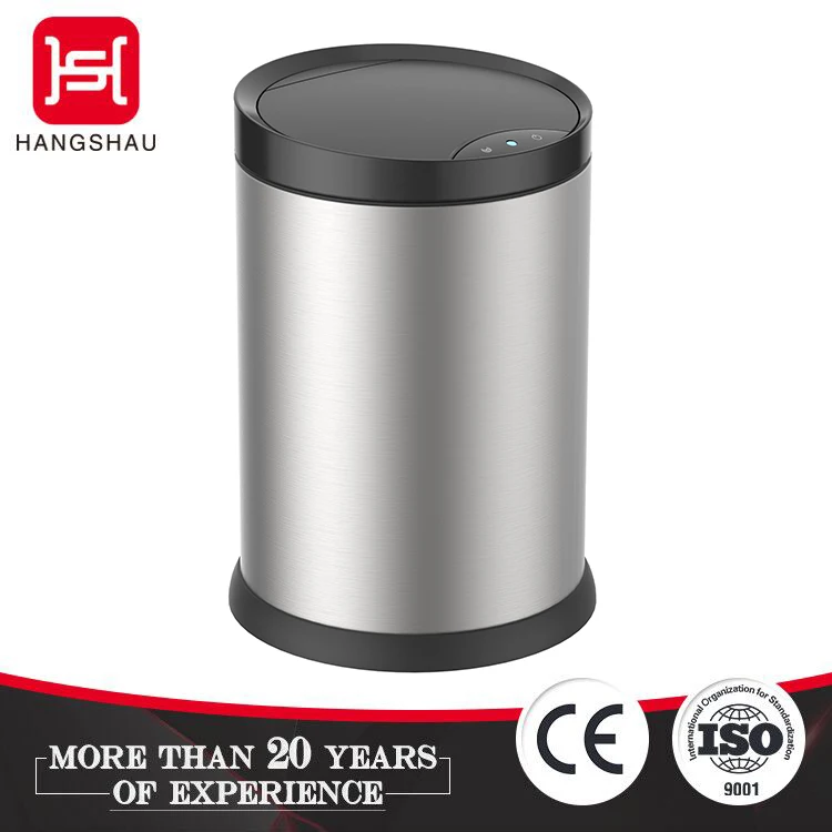 6L golden automatic trash can