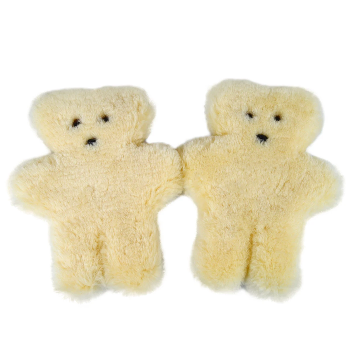 Сжатый плюшевый мишка Австралийская овчина плоский игрушки