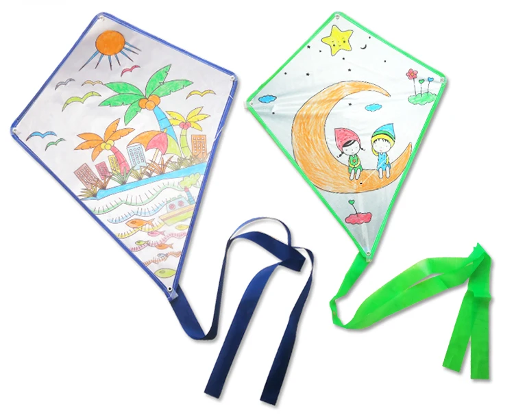 Children's favorite DIY kites    Graffiti kites    Painting kites (60718679078)