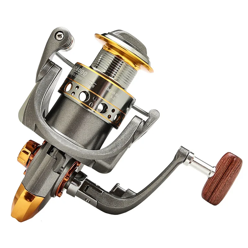 Factory wholesale 13-axis full metal wire cup fishing reel spinning wheel sea rod fishing rod wheeled fishing rod