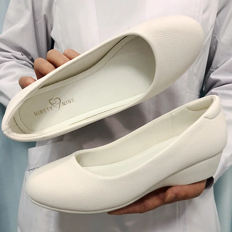 hospital hight quality White private label non slip nurse 12 hours walking shoe nursing medical work shoes zapatos de enfermera