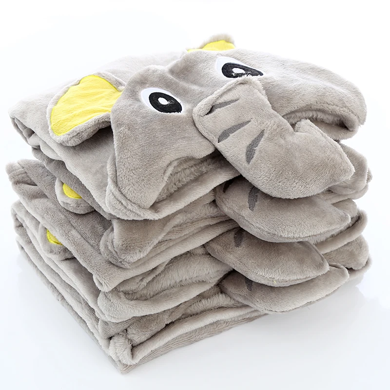 Stock Animal Baby Towel With Hooded Elephant Baby Hooded Towel