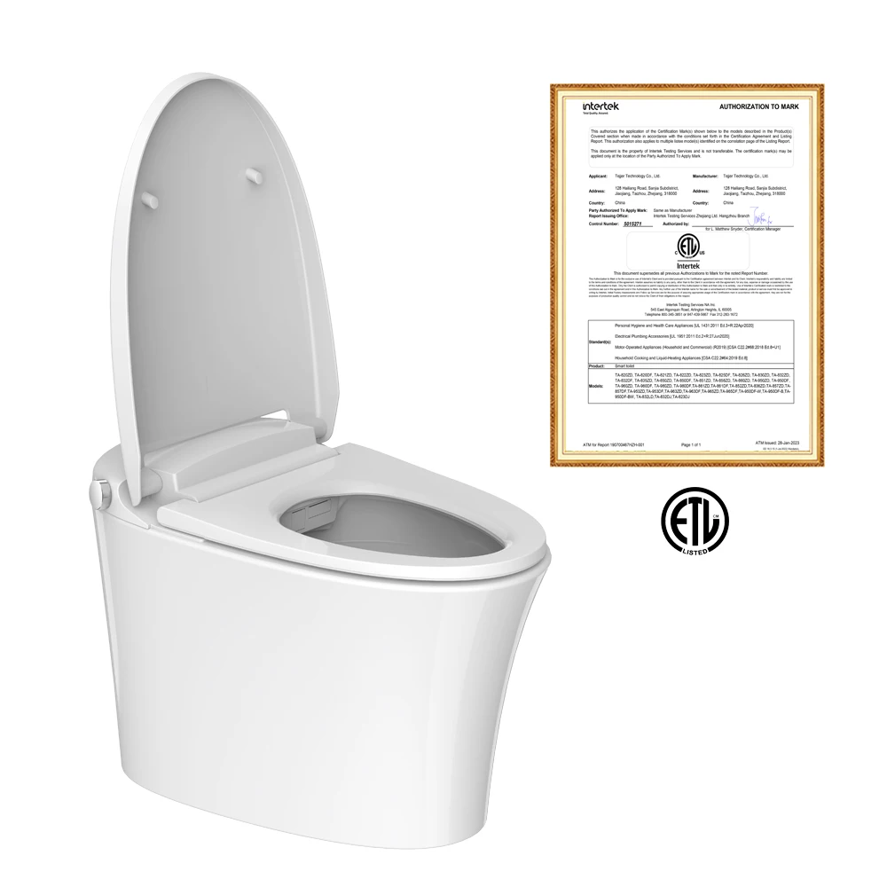 Promotion product sanitary smart flush intelligent bidet toilet