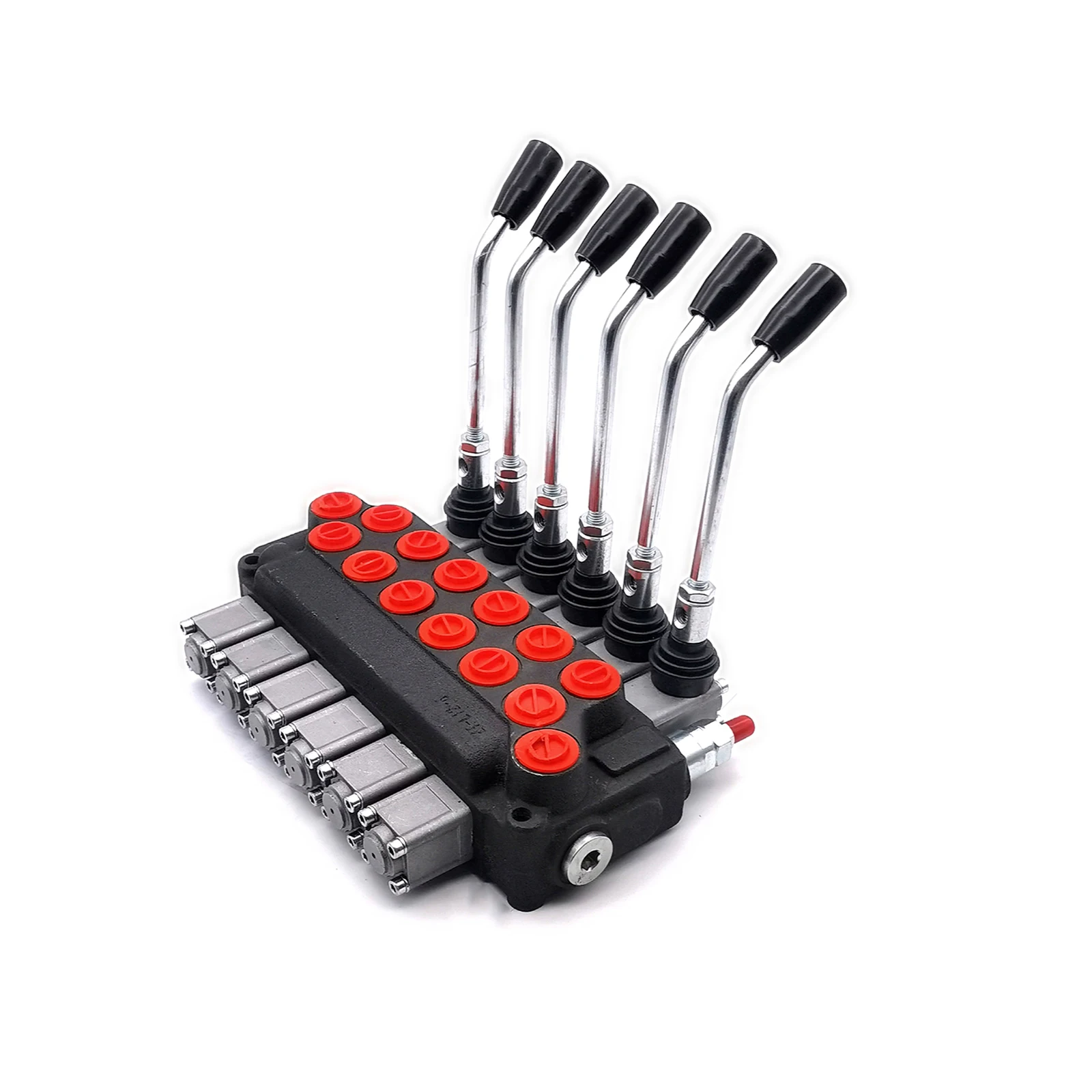 Factory customization Best Quality Compact Tractor 6 Spool Hydraulic Valve Body  Double Acting Hydraulic Valve