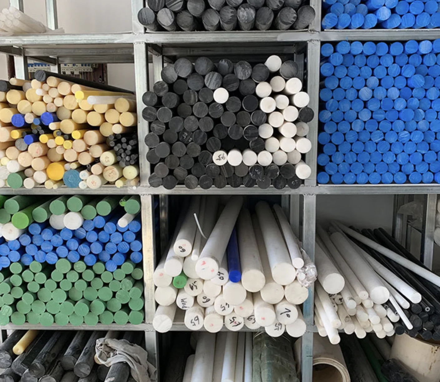 Plastic Rod PP Rod High Quality Nylon Bar Welding Stick Solid Cast Hard High Strength 20mm X 1000mm Customized