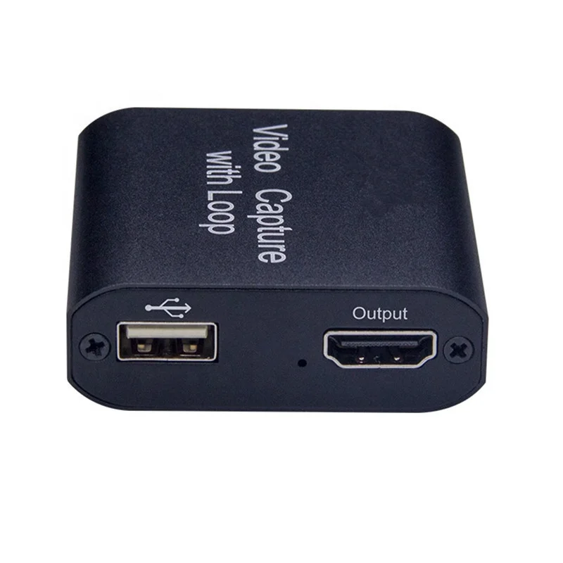 Manufacturer HD video capture card 4K usb2.0 HD game live capture box driver-free capturer
