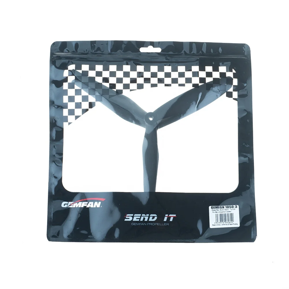 Gemfan Cinelifter 1050 10x5 3 Лопастной нейлоновый Пропеллер из стекловолокна для RC Multirotor 10 дюймов FPV Marco Quad