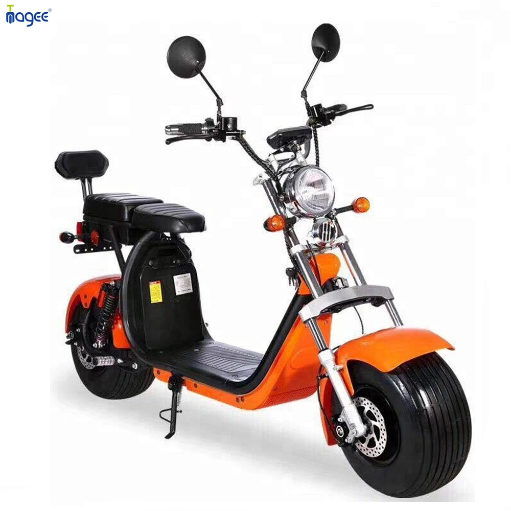 2024, новый стиль, 60 В, 12 А, 1500 Вт, Citycoco, Harleyment, электрические скутеры 18 дюймов