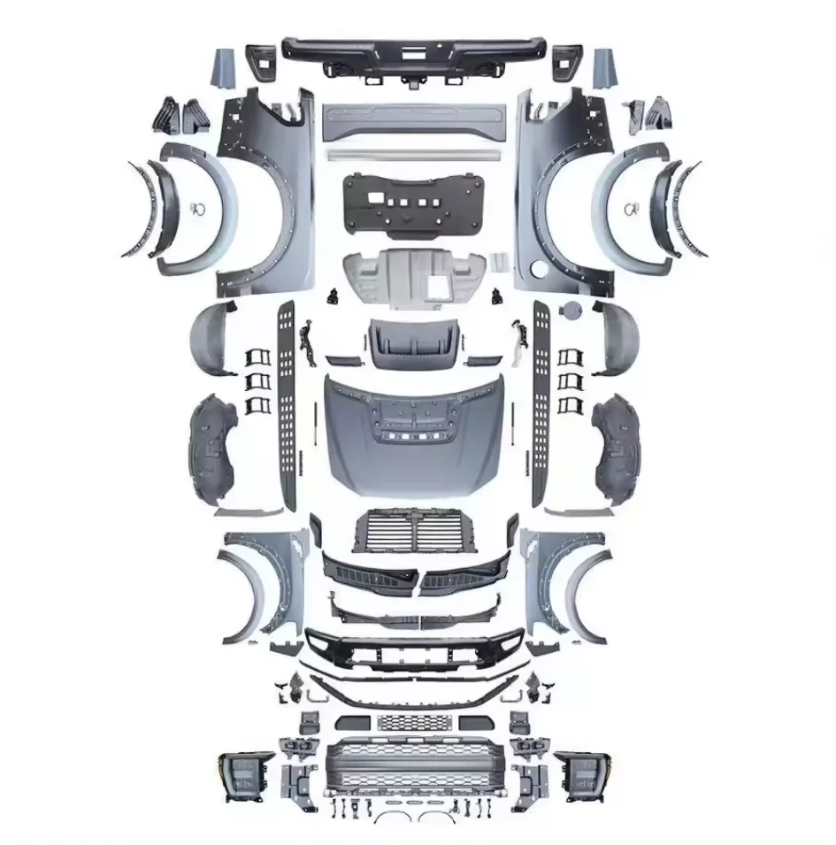 Facelift Bodykit for Ranger 2015-2019 F150 upgrade to 2021 Raptor Camioneta Accessories with Headlight Rear Bumper Kit Included