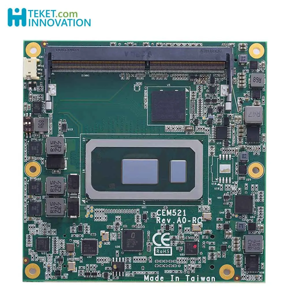 Оригинальная материнская плата для Axiomtek CEM521 COM Express, Тип 6, компактный модуль с процессором Intel Core и Celeron 8-го поколения
