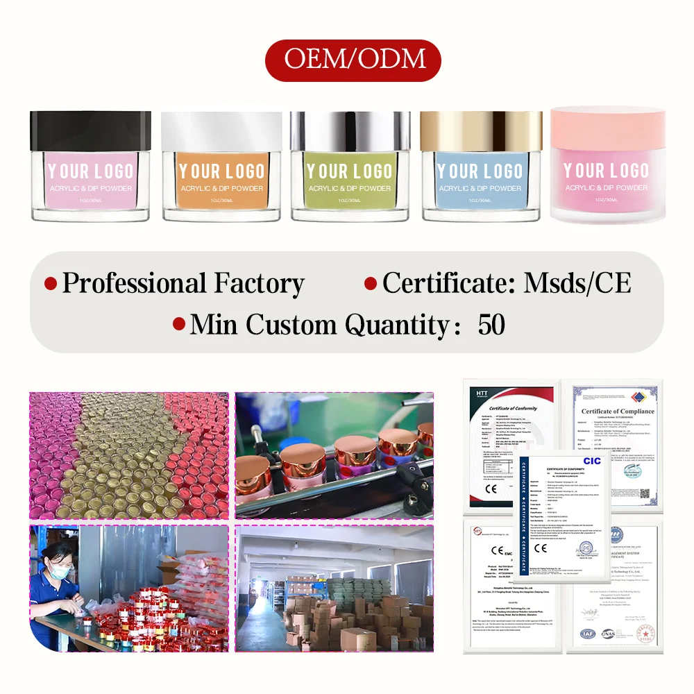 custom private label acrylic 3000 color nail salon beginner Clear acrylic powder professional factory wholesale