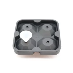 diamond shaped silicone ice cube tray molds for whisky cocktail