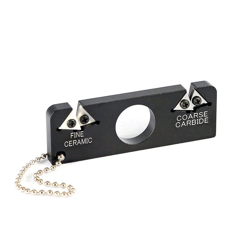 Outdoor Knife Sharpener Multi functional Carbide Mini Shape Easy carry in Camping  Hunting Use sharpener