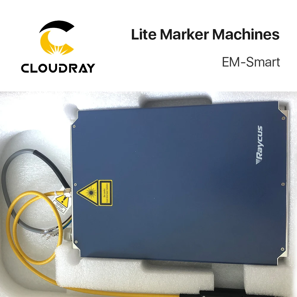  Cloudray BD84 дешевая волоконная Лазерная интеллектуальная маркировочная машина для металла 20 Вт 30 50