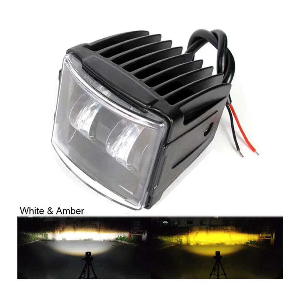 
Bi-Color White Amber Yellow Cube 3 inch Pods 30W Dual Color LED Running Driving Fog Light Two Colors White Amber Yellow Cube 3inch 30W 4 inch Pods Driving Work LED Running Fog Light For Bulldozer Forklift&nbsp;
