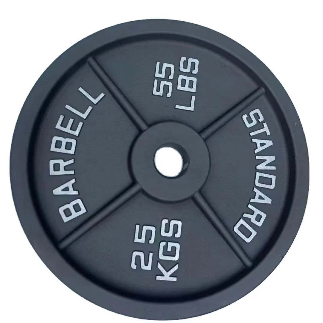 Wholesale gym equipment accessories weight lifting plates cast iron plate barbell plate discs for gym use