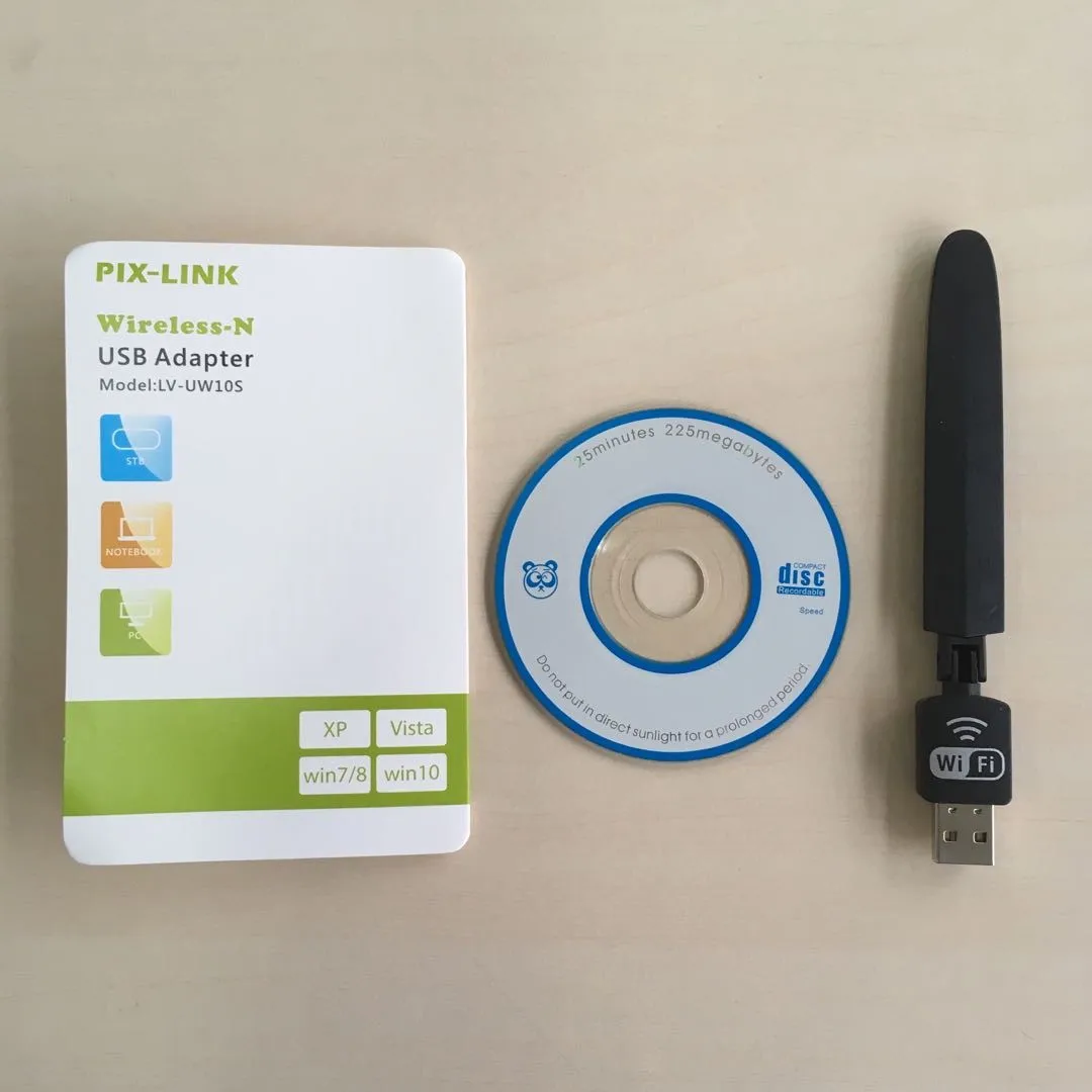  Лидер продаж Wi-Fi адаптер PIX-LINK беспроводной usb-адаптер 150 Мбит/с для