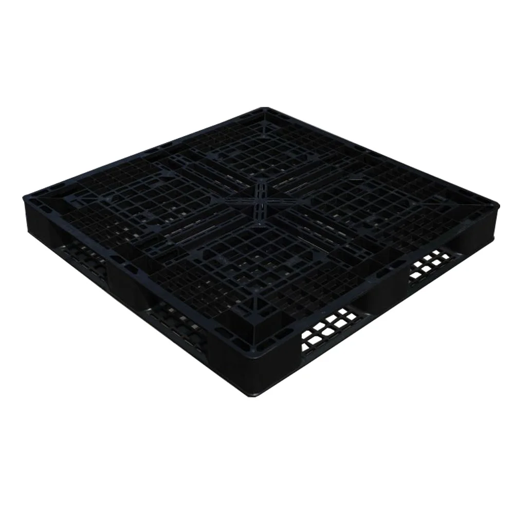 HUADING Injection Moulded Solid Buy Top Black Plastic Pallets for Sale