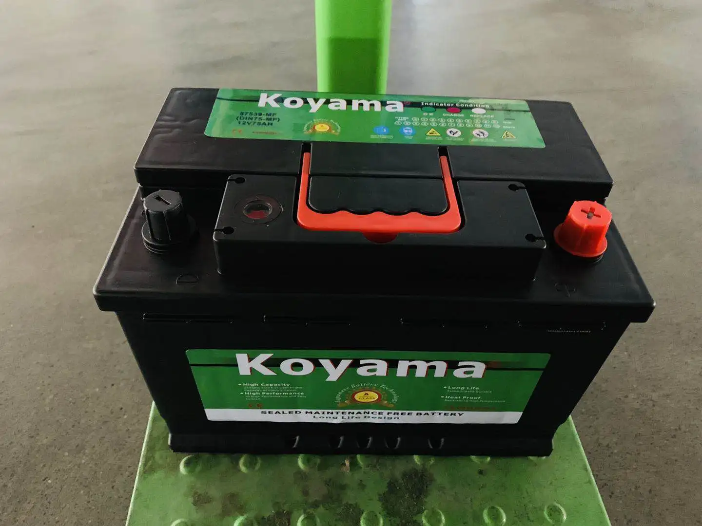 12V75Ah Germany Стандартный популярный Корея автомобильный