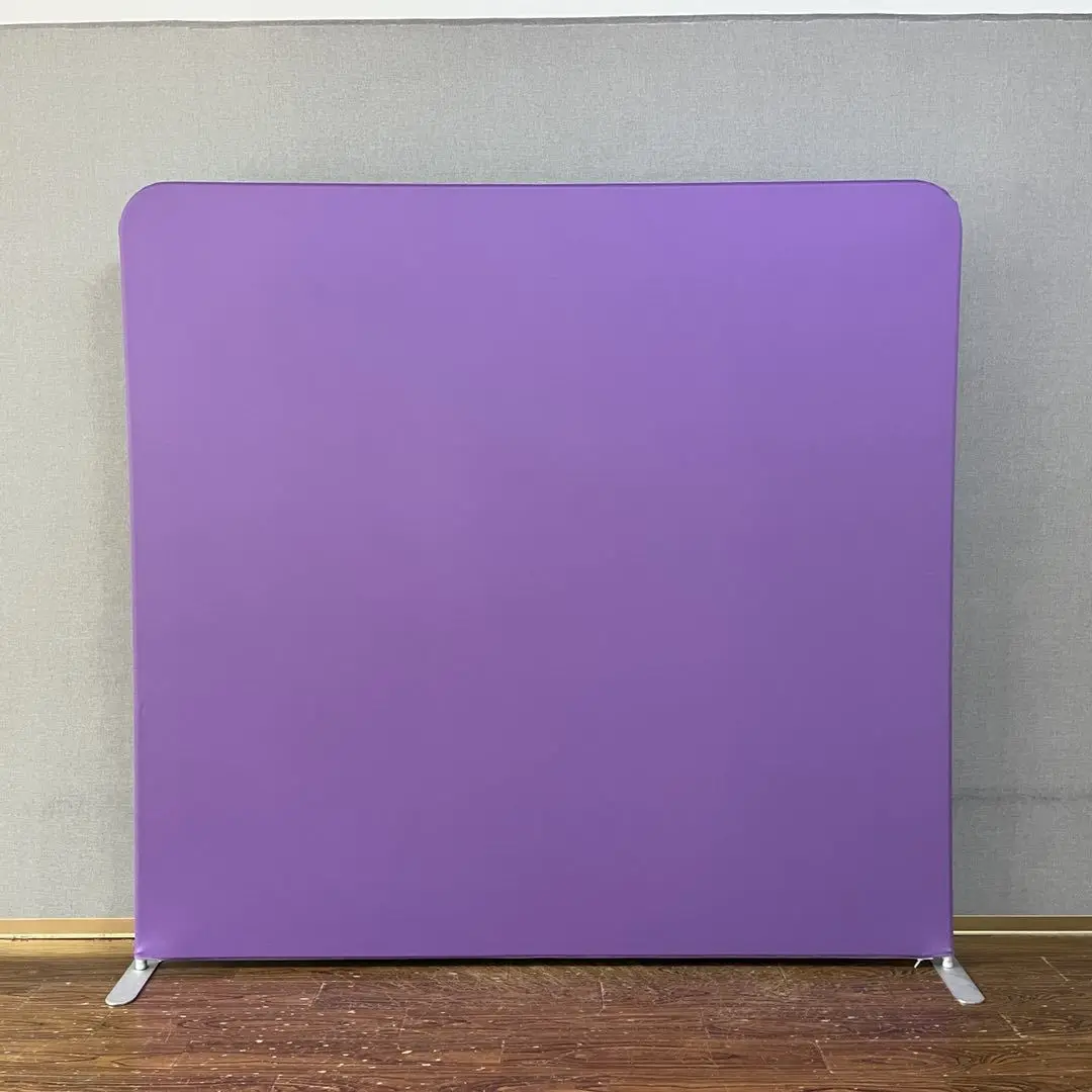 8ft Polyester fabric for photography black background tension fabric backdrop for studio photo shoot video party photo backdrop