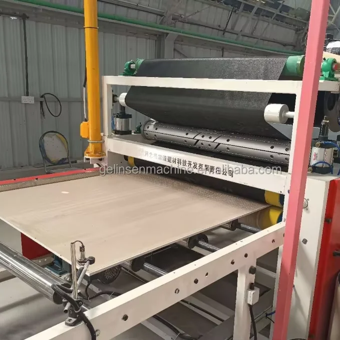pvc Gypsum drywall false ceiling Board Laminating Machine production line
