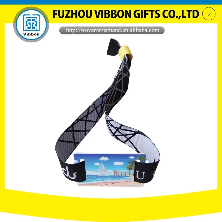 Adjustable festival Events Passive Bracelet fabric NFC Smart RFID Wristband