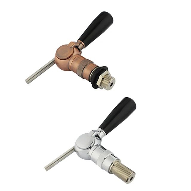 Factory Hot Selling 304 Stainless Steel Silver Color Ball Shape Beer Tap with Flow Control