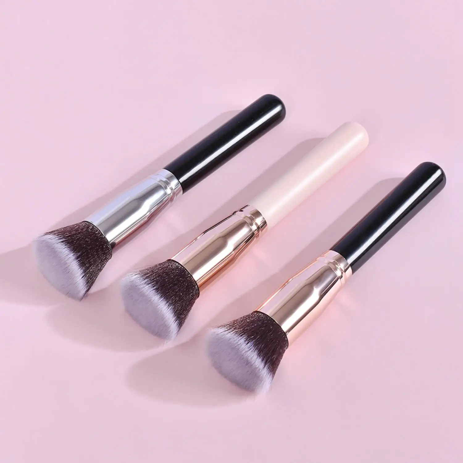 Black Synthetic Hair Makeup Brush Eco Friendly Professional Vegan Free Shipping Makeup Brushes Bulk