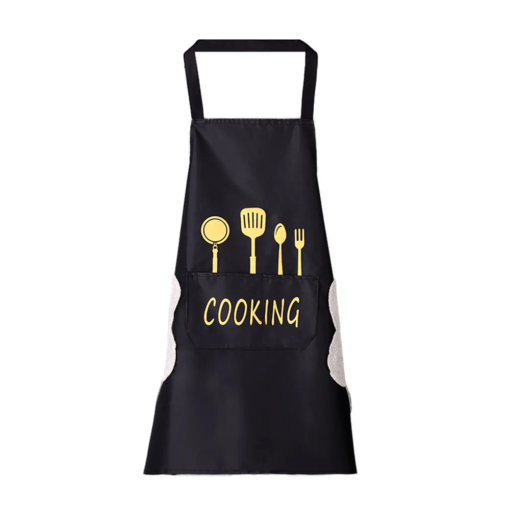 Wholesale Custom Logo Waterproof dishwasher apron Polyester 100% Organic Cotton Canvas Cleaning Cooking Chef Aprons Kitchen