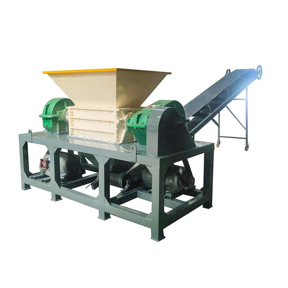 RSE-800 model industrial double shaft waste forestry machinery atv mini wood chipper shredder