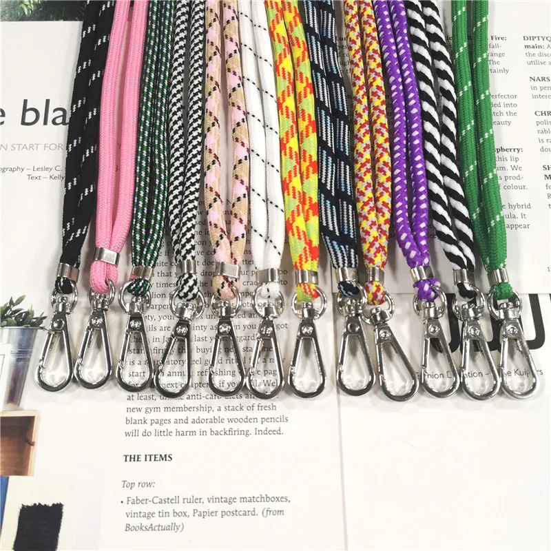 Morden Style Strap Patch Nylon Tether Pad Adjustable Phone Lanyard