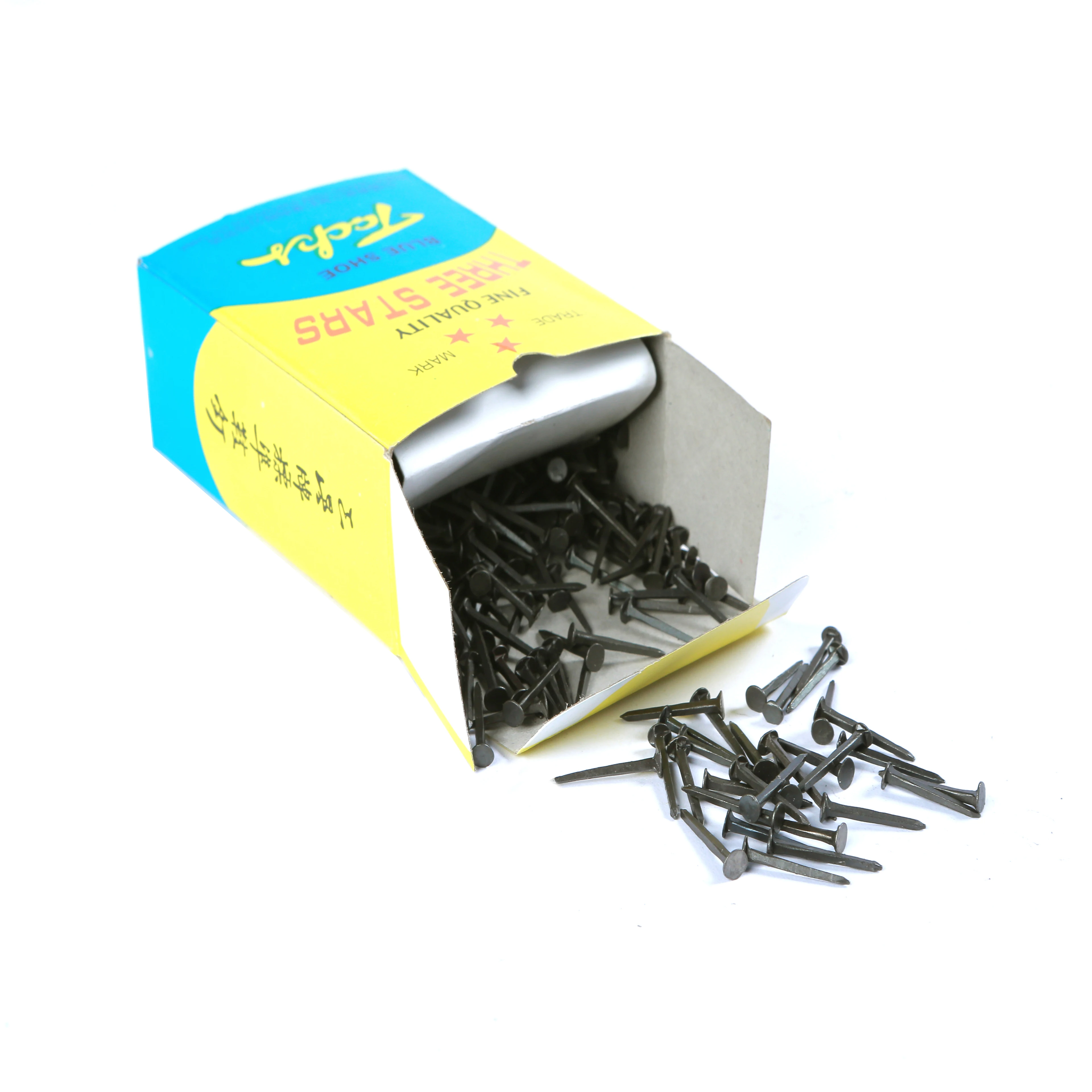 Black Shoe tack for heel Factory price high quality Hot selling five star shoe tacks nails