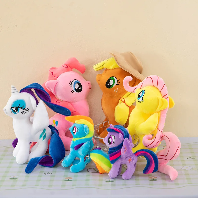 Cartoon Anime Cute Pet Horse 30cm Plush Toy Pillow Gift Cute Horse Doll Unicorn