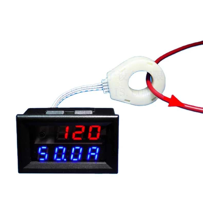 Измеритель coulomb Hall, автомобильный измеритель напряжения и разряда, 400 А, 200 А, 100 А, 50 А, для аккумуляторов, 12 В, 24 В, 36 В, 48 В