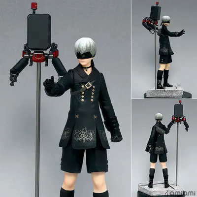 Figuras De Game Accessories NieR Automata YoRHa 2 B/YoRHa No. 9 Type Standing Awesome Pose Activity Figure