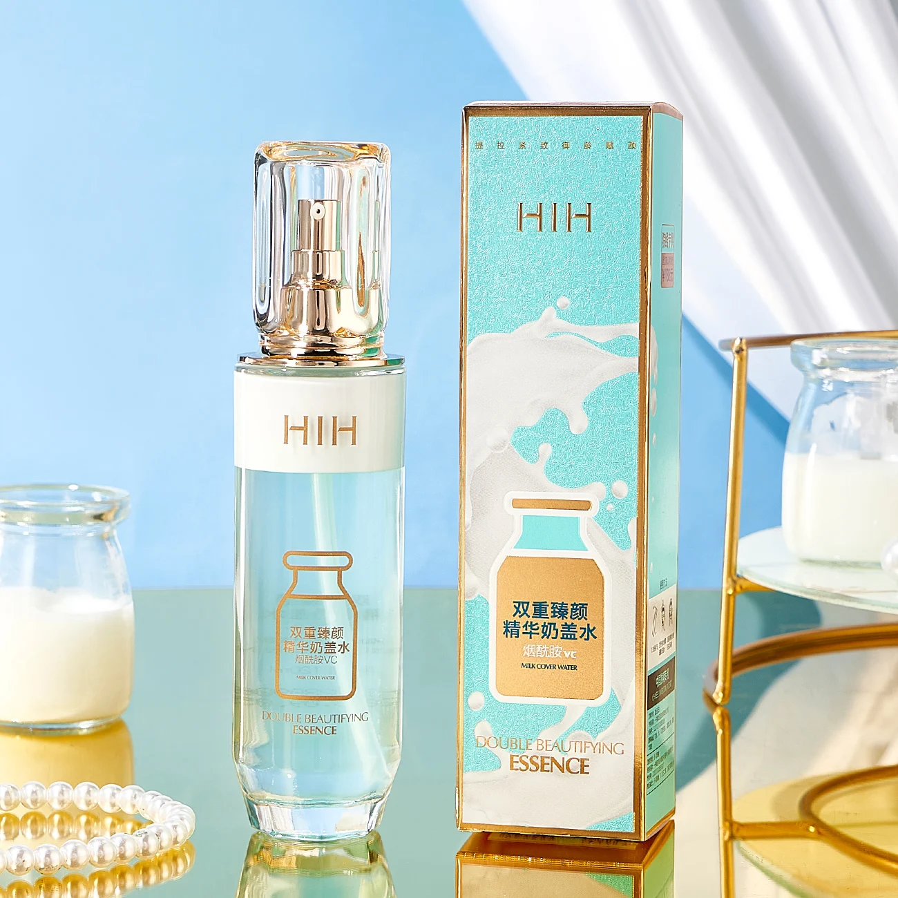 Private Brand Facial Skin Care Makeup Hookah Amide VC Rich facial serum Firming Anti-Wrinkle And anti-Aging  Lotion