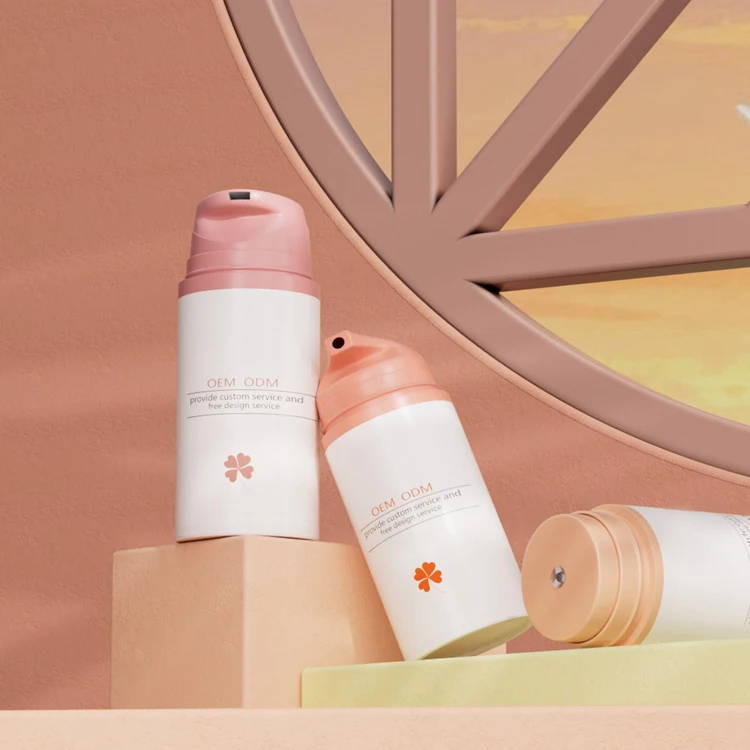 Cosmetic cleanser PP bomba sem ar 150ml airless pump bottle,50 ml 100 ml airless pump cosmetic bottle,airless pump 100 ml bottle