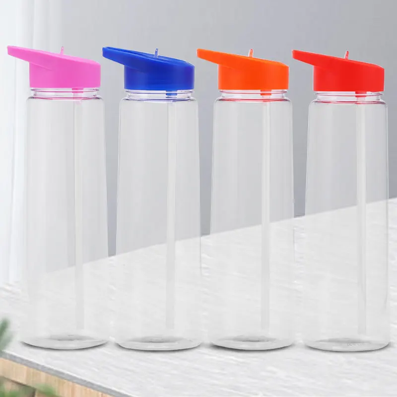 2024 New Product 400ml 700ml Portable Sport Plastic Drinking Water Bottle with Lid