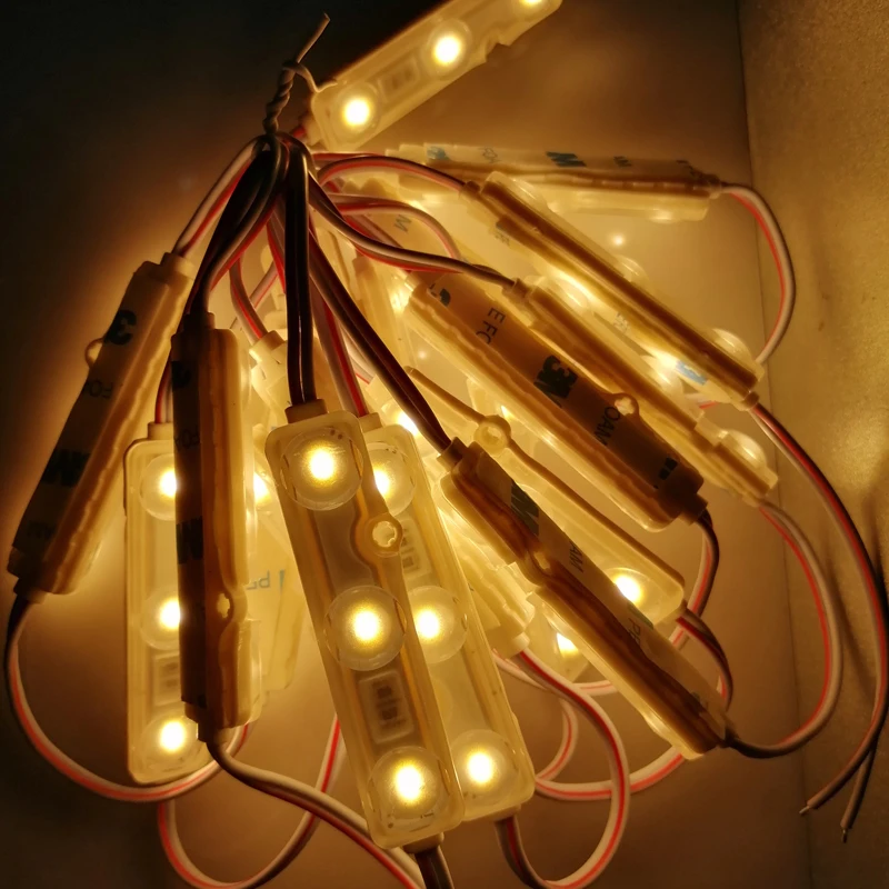 ip68 SMD 5730 signage module 3 led injection modules lighting box lens modul