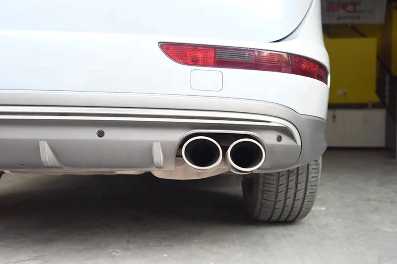 2008-2017 Factory Auto Parts ABS Material Rear Diffuser with tail pipes For Audi Q5 SQ5 Sports version Rear Bumper Facelift