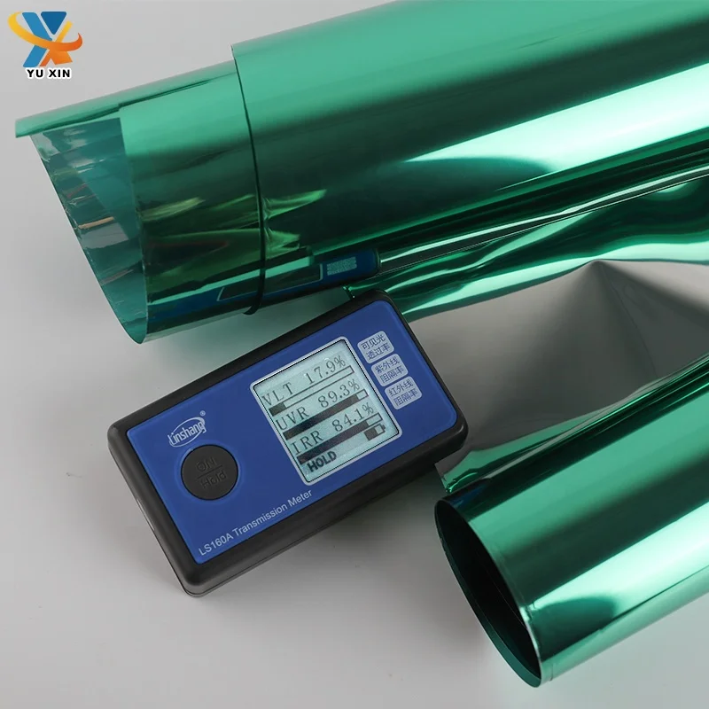 2mil UV rejection skin protection residential window glass decorative film one way vision mirror reflective building film