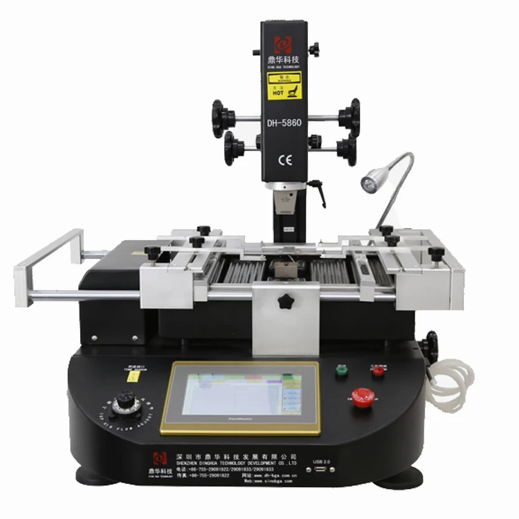 Three heating zones DH-5860 Smart Phone Repair BGA Rework Station Laser Soldering Machine  Price for PS4 Playstation 4 PS4