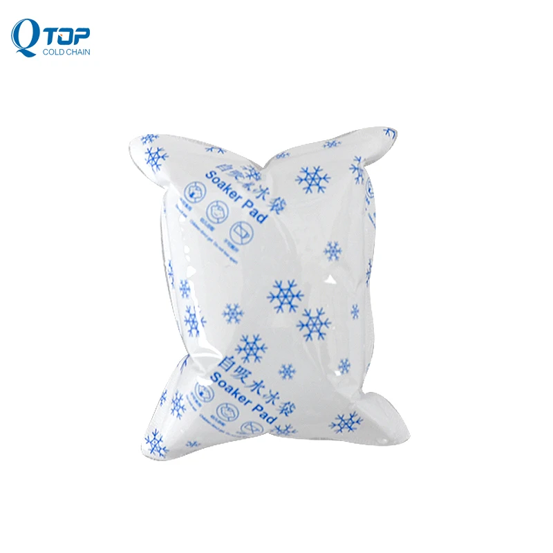 fast frozen and slow hot ice pack Good Supplier Sheet Gel Logo Fabric Dry Ice Pack