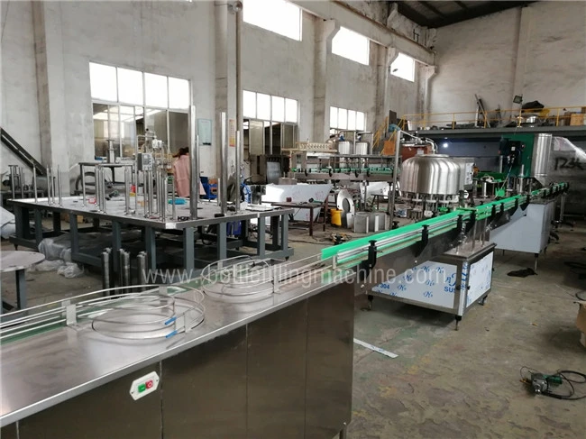 2000BPH Pineappl Juice Canning Machine, Aluminum Can Filling Sealing Machine