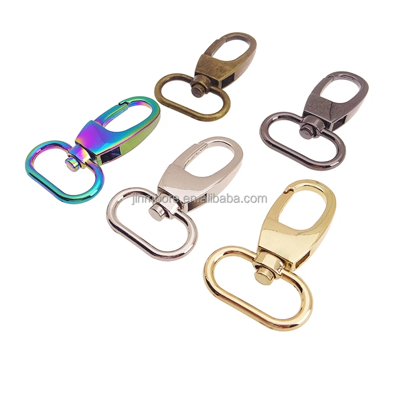 Heavy Duty Dog Collar Hardware Accessories Metal Swivel Hook Clasp Strap Buckle