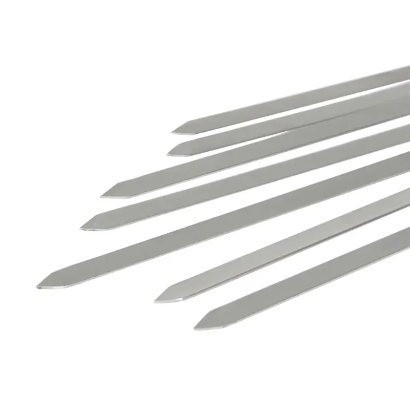 Высокое качество 7 шт. Кемпинг печи барбекю инструмент барбекю кебаб обжарки шампура из нержавеющей стали мясо на шампур