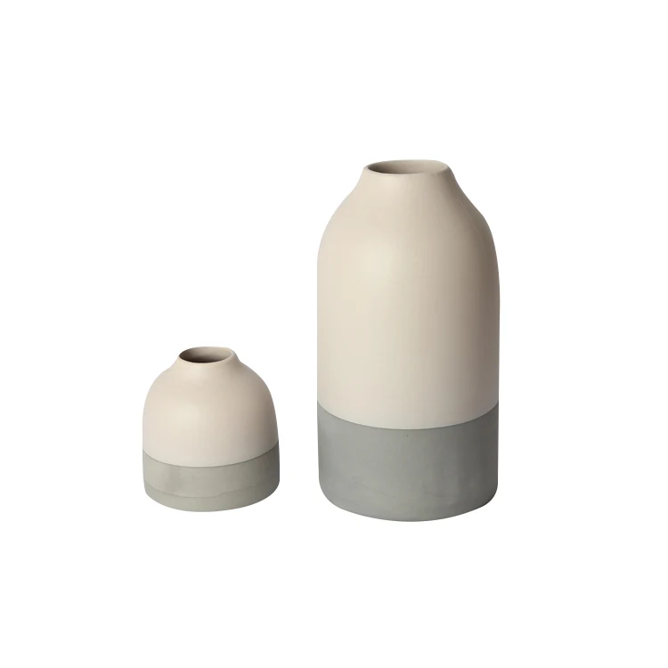 Матовая глазурованная мини маленькая фарфоровая ваза для цветов для гостиной оптом