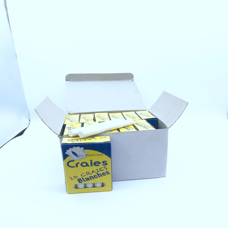 Набор белых мелков для письма на заказ, хорошее качество, экологически чистые, нетоксичные